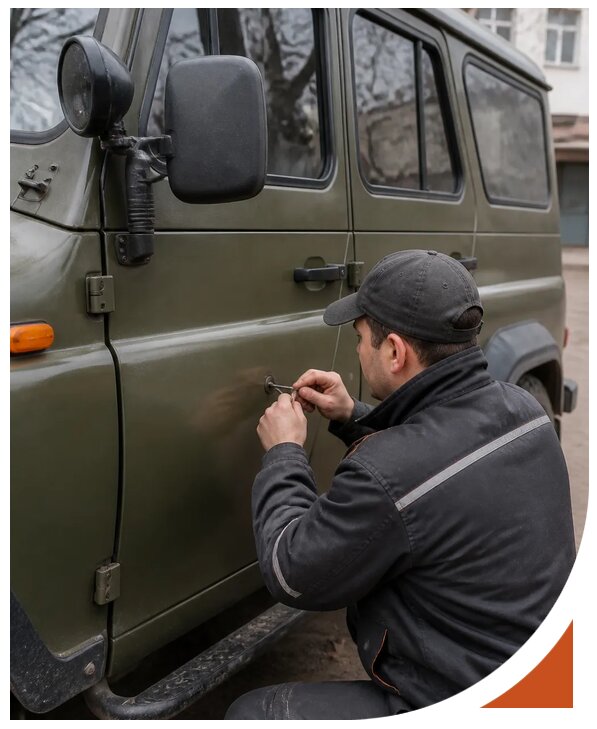 Профессиональное вскрытие автомобиля УАЗ без повреждений в Волгодонске